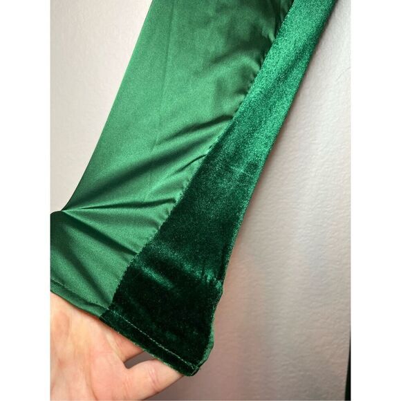 Mac Duggal LONG SLEEVE RUCHED WAIST A-LINE GOWN New - Picture 9 of 10